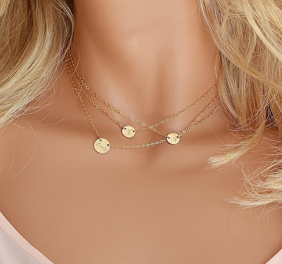 Anna Double Layer Necklace (Gold Plated) - Talisa