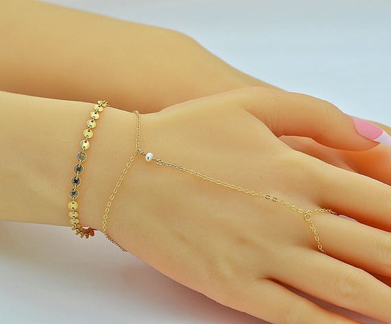 finger bracelet gold