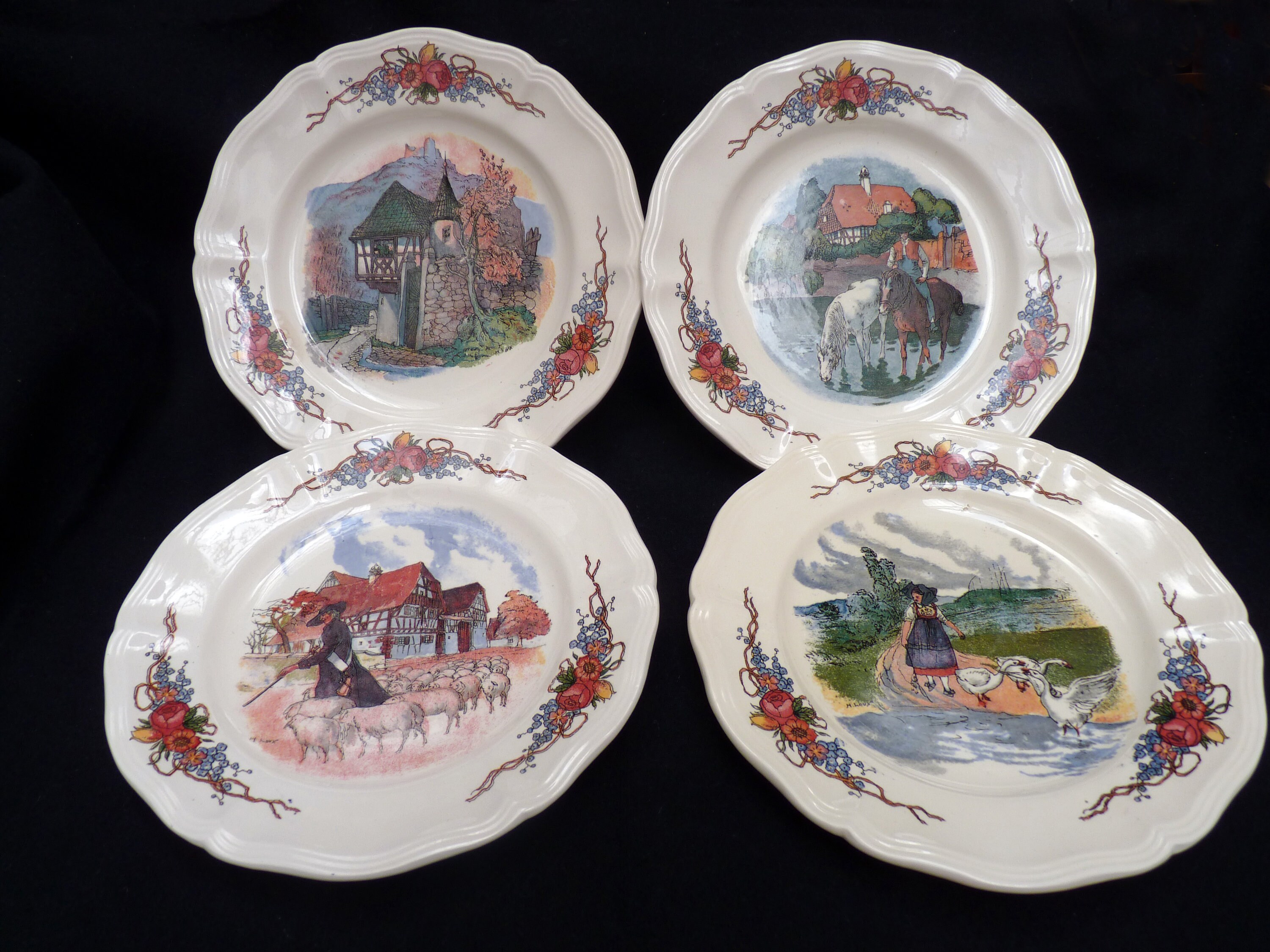 Lot De 4 Français Millésime,