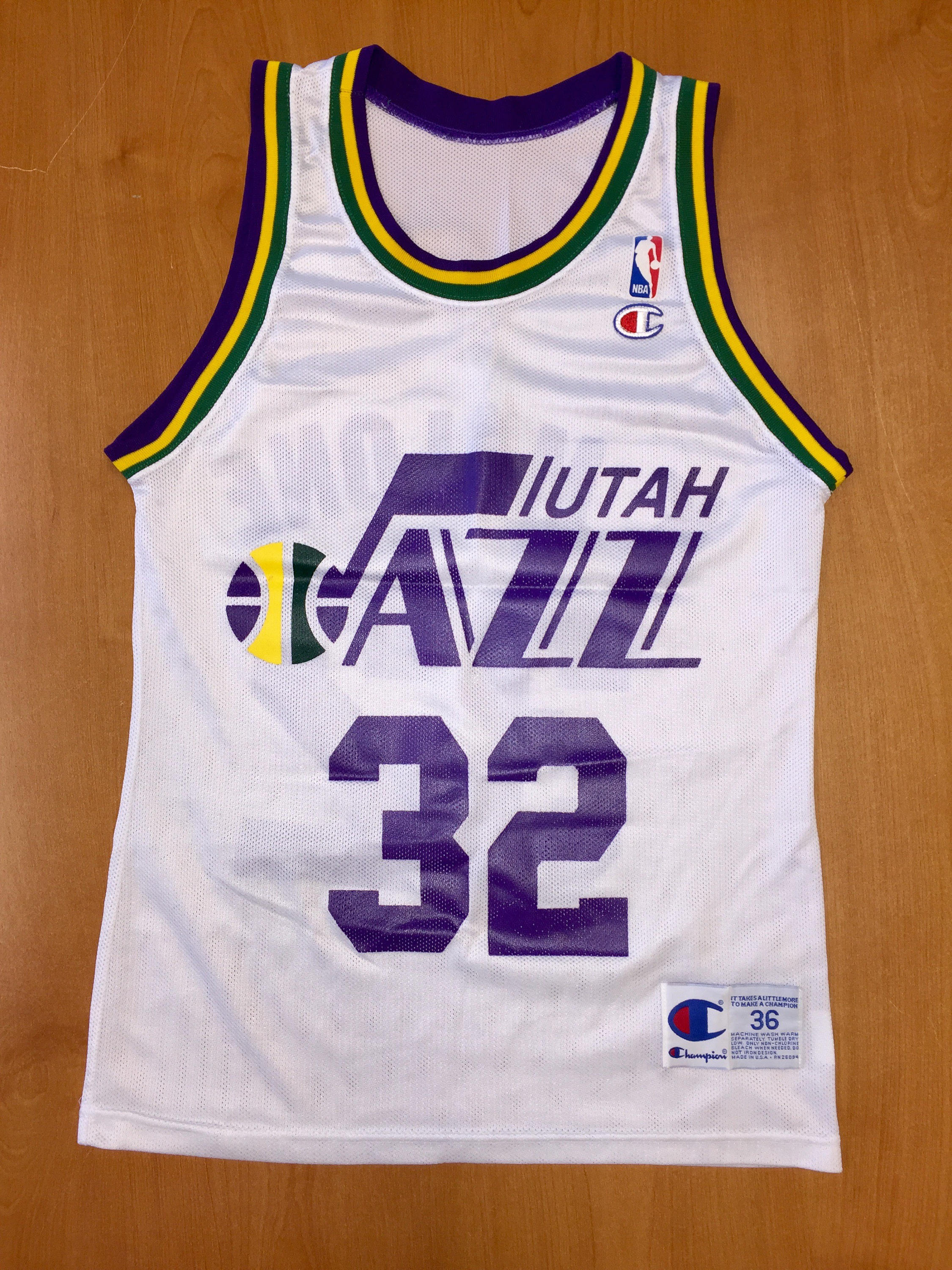 vintage utah jazz jersey