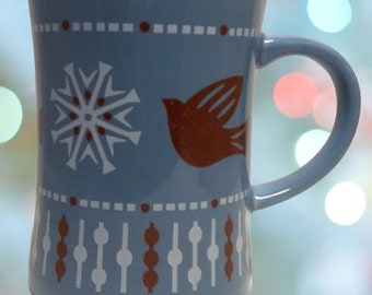 Peets Coffee Mug Persimmon Fruit Arts and Crafts Press Yoshiko Yamamoto Cup