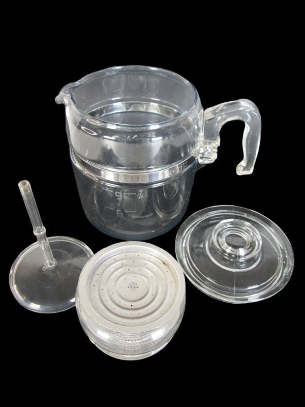 pyrex 9 cup glass percolator stem