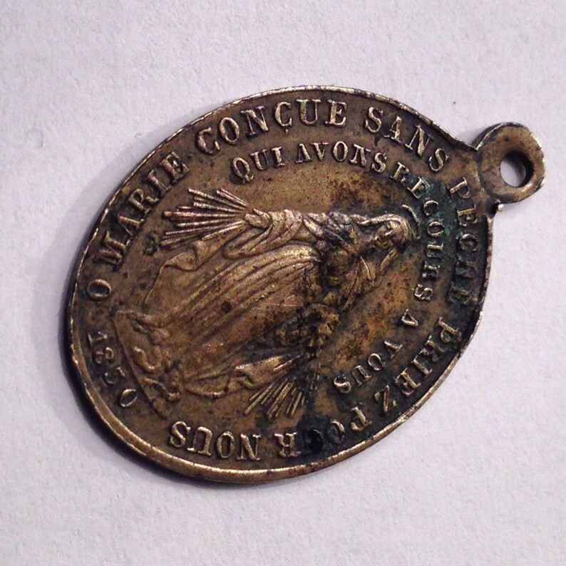 French saint charm 1850
