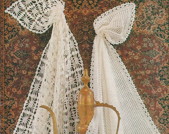 PDF crochet shawl shawls INSTANT DOWNLOAD vintage crochet pattern 3 ply & 4 ply