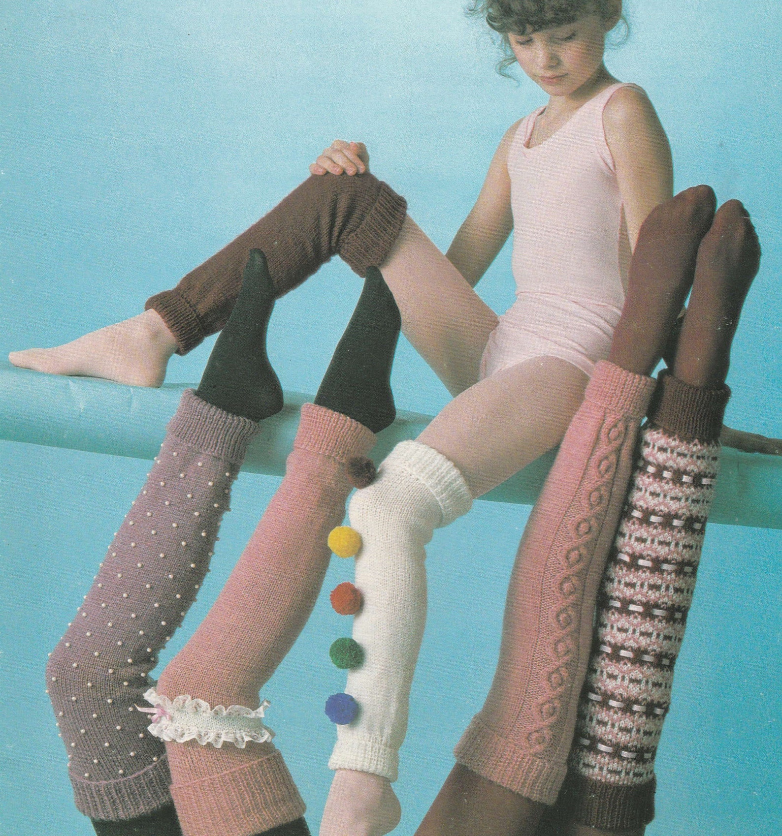 PDF Leg Warmers Three Sizes INSTANT DOWNLOAD Vintage Knitting Etsy UK