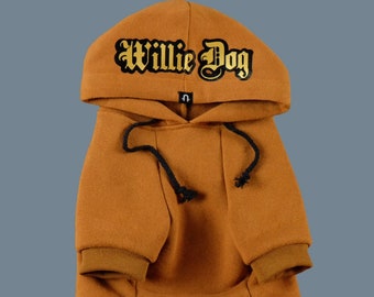 Custom Dog Hoodie,Personalised Dog hoodie, Custom dog sweatshirt,Personalised dog gift, Dog coat, Tan Dog hoodie, Large dog coat,