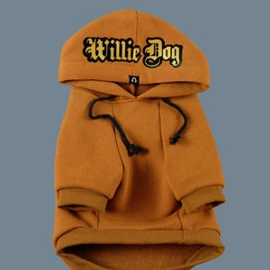 Custom Dog Hoodie,Personalised Dog hoodie, Custom dog sweatshirt,Personalised dog gift, Dog coat, Tan Dog hoodie, Large dog coat,