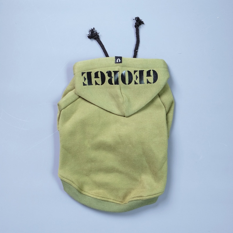 Custom Dog Hoodie Dog Hoodie Army Dog Hoodie Green Hoodie Etsy