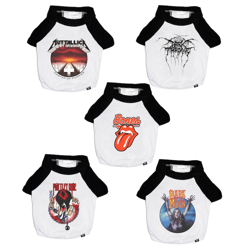 Tee for Dogs Dog Tee Raglan Dog Tee Slayer Dog Tee Baseball Dog Tee Metal Dog Tee Rock Dog Tee