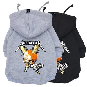 Hondenhoodie, rockhondenkleding, heavy metal hondenhoodie, grote hond hoodie, kleine hond hoodie, hondensweatshirt, Doggin Inc hondenhoodie