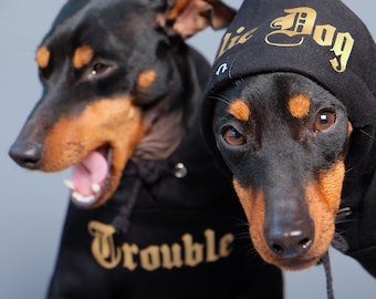 Sudadera con capucha para perro / Sudadera con capucha para perro / Sudadera con capucha para perro personalizada / Sudadera con capucha para perro negra