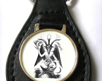 Baphomet Sabbatic Goat Eliphas Levi Mythology Key Fob Keyfob