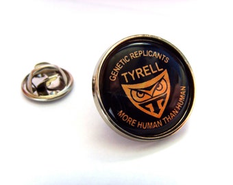 Blade Runner Tyrell Corporation Lapel Pin Badge, Rep Detect , Silhouette Pins