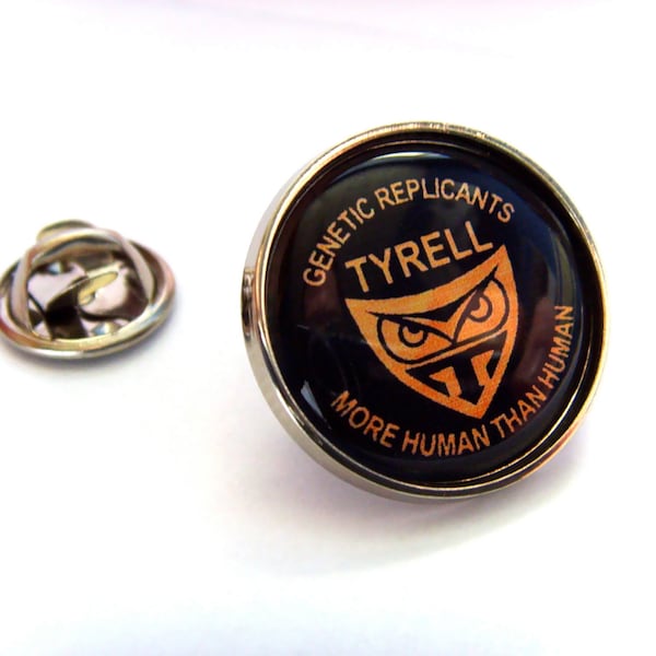 Blade Runner Tyrell Corporation Lapel Pin Badge, Rep Detect , Silhouette Pins
