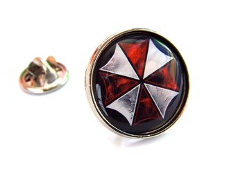 Resident Evil Umbrella Corporation Lapel Pin Badge , Security , TSI Team , STARS S.T.A.R.S. Raccoon , Los Iluminados Pins