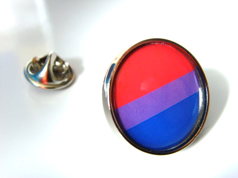 Bisexual Flag Lgbt Movement Gay Pride Lapel Pin Badge Tie Tack Etsy