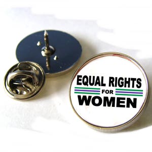 Parità di diritti per le donne femminismo suffragette stile bavero Pin Badge cravatta Tack