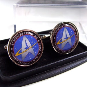 Star Trek Sternenflottenkommando Manschettenknöpfe Manschettenknöpfe