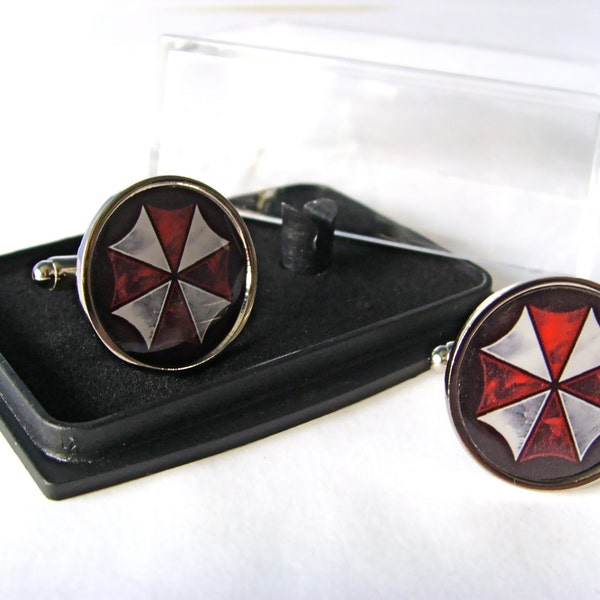 Resident Evil Umbrella Corporation Cufflinks