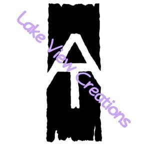 Appalachian Trail AT Blaze Permanent Vinyl Decal Sticker 5" x 2"