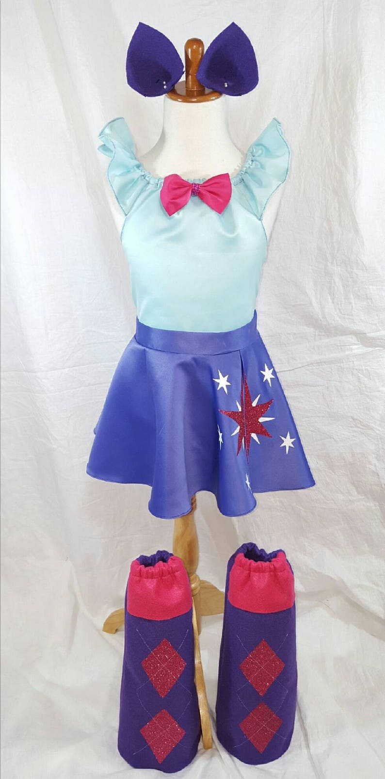Boot Covers Ears GirlsWomen/'sPlus sz avail Skirt Friendship Princess Top