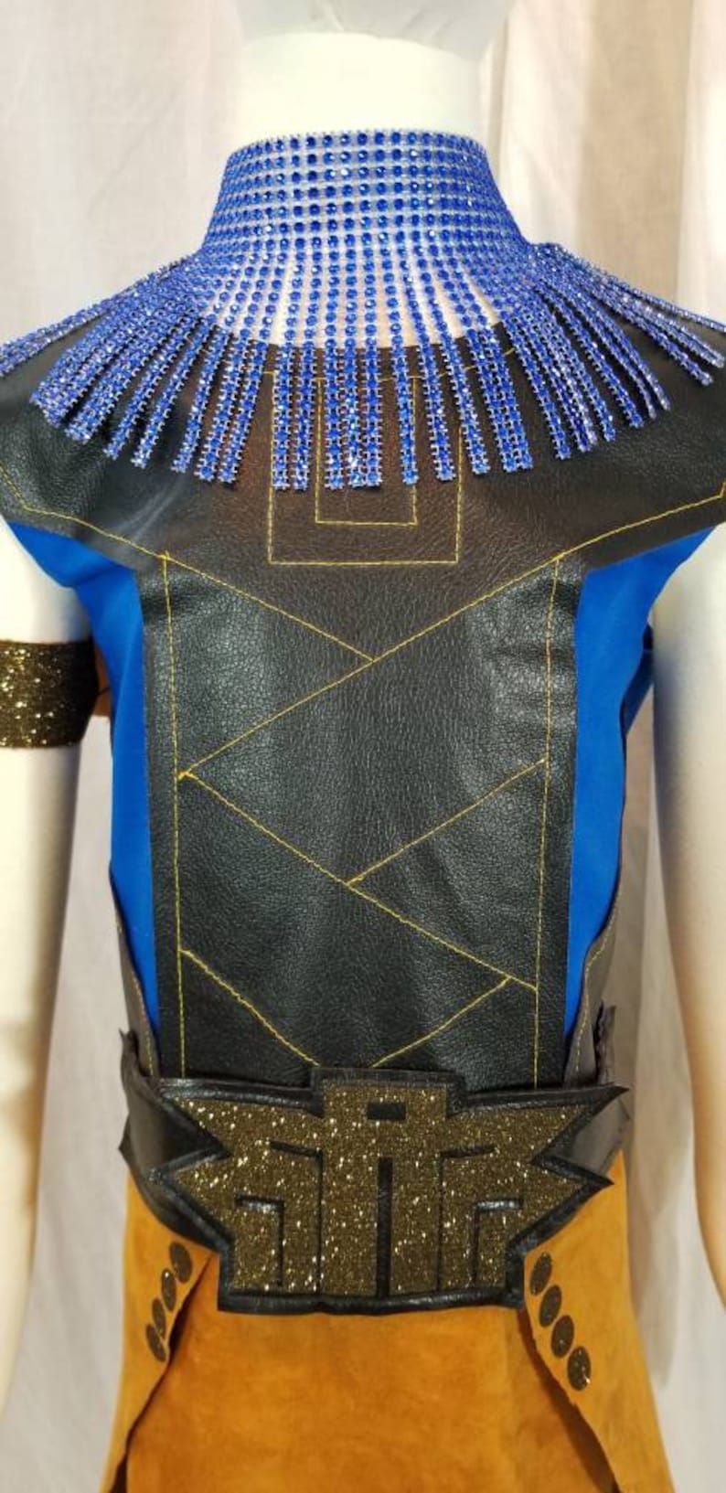 Princess Shuri Inspired Costume Dress Necklace Arm Cuffs Belt GirlsWomen/'sPlus sz avail