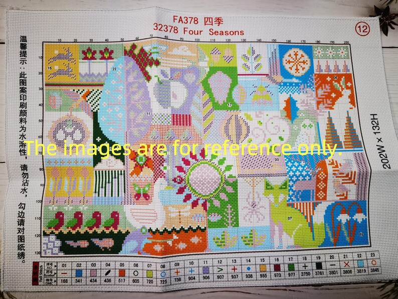 14CT/11CT Cunted/stamped Cross Stitch Kit Embroidery Elephant Mother ...