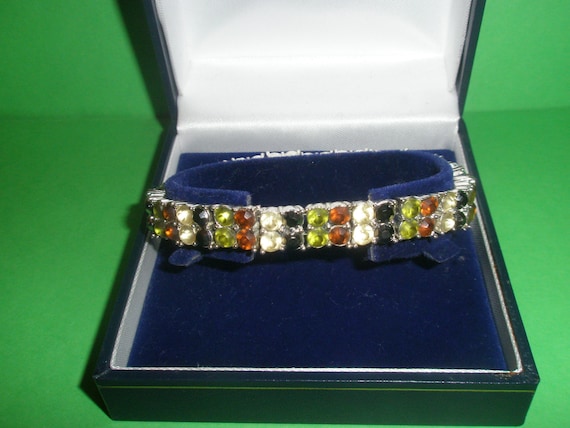 c1980's Diamante Bracelet - image 1