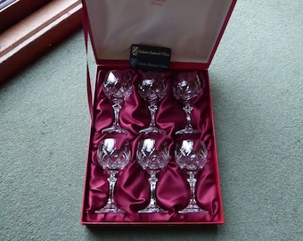 Vintage Cristallerie  Zwiesel - Schott-Zwielsel-Glass - Set of Six in Original Box -