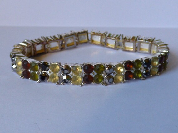 c1980's Diamante Bracelet - image 4