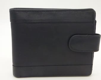 Vintage Genuine 90s Leather Wallet, Gift Idea