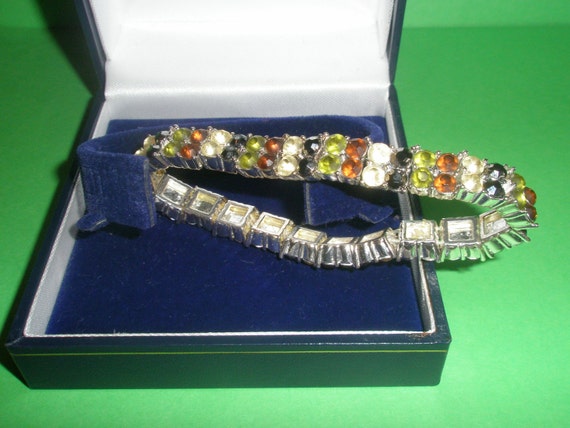 c1980's Diamante Bracelet - image 7