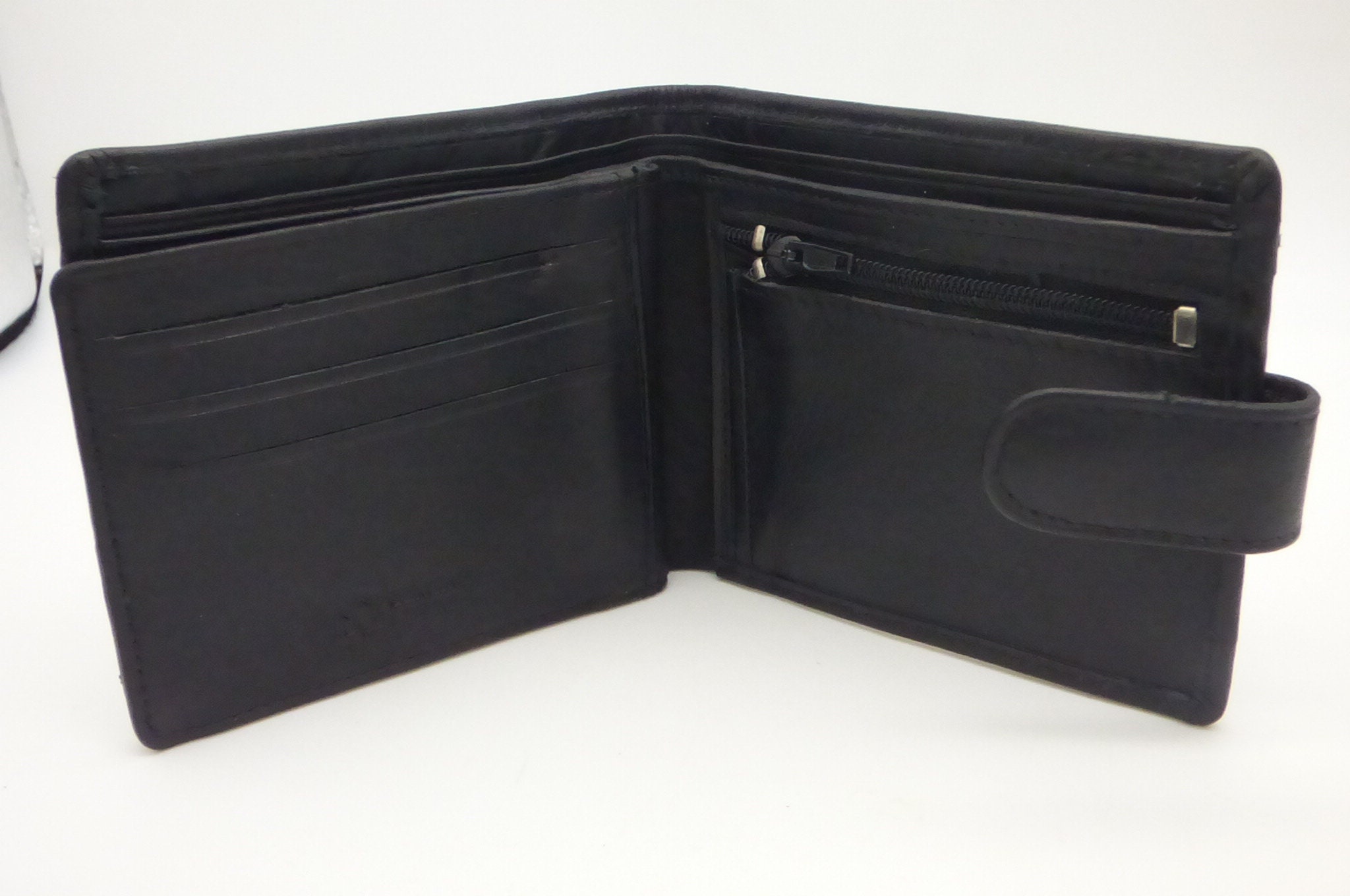 Vintage Genuine 90s Leather Wallet Gift Idea Etsy