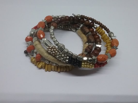 Beaded Wrap Around Bracelet - image 4