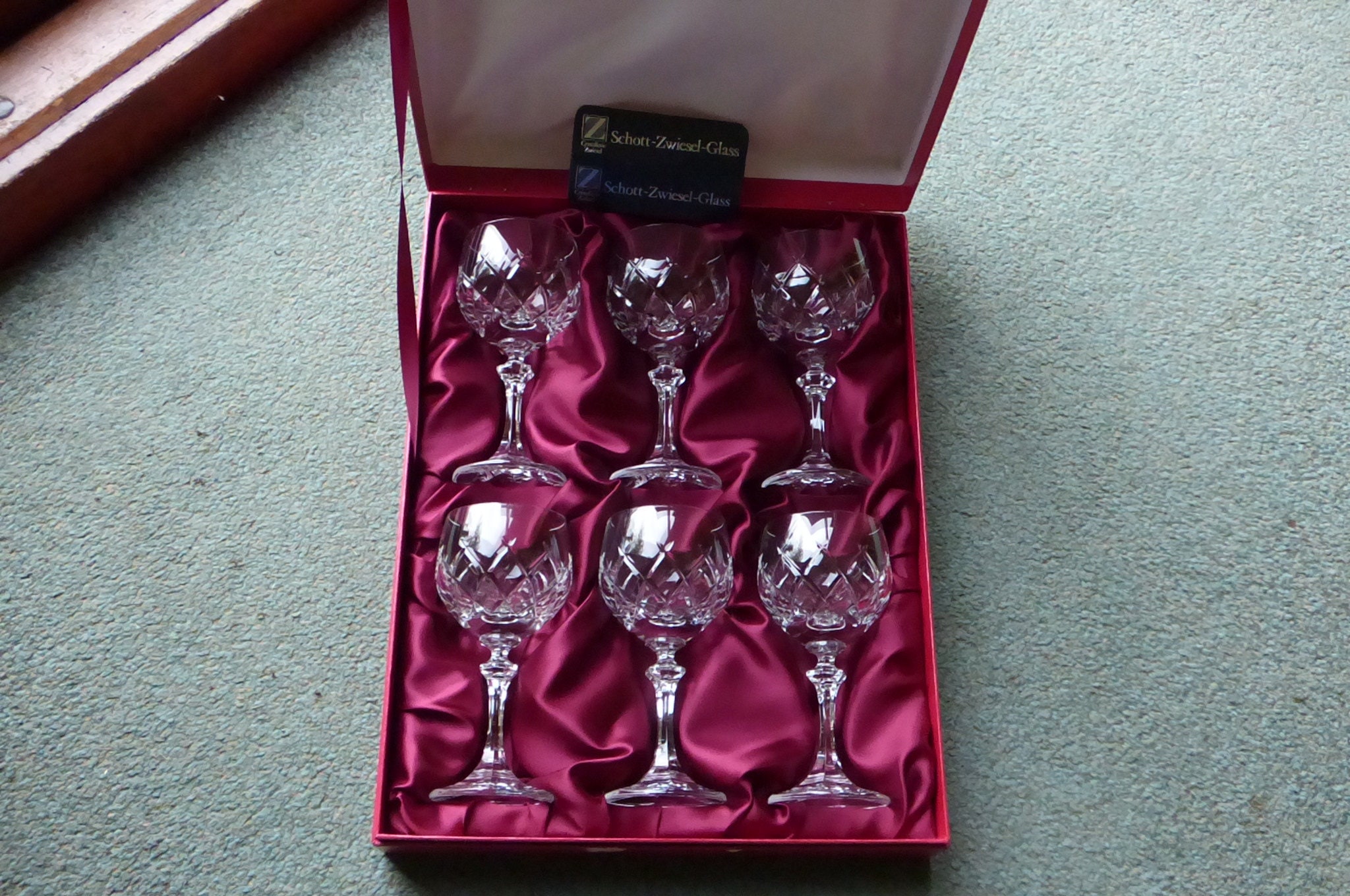 アンティーク雑貨 Cristallerie Bavaria Ludwigsthal Zwiesel Vintage Cristallerie Zwiesel - Schott-zwielsel-glass - Set of Six