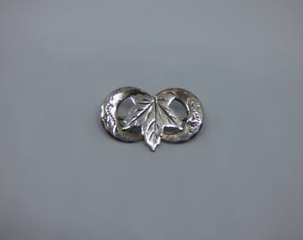 Scottish Sterling Silver Thistle Brooch / Pin, Cap Pin, Scottish Gift