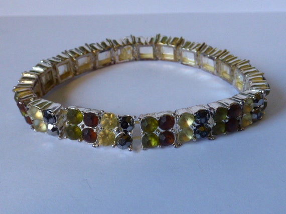 c1980's Diamante Bracelet - image 8