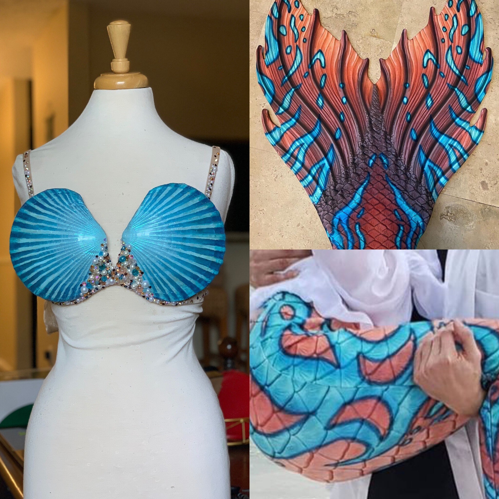 Buy One of a Kind Mersona Tail Match Mermaid BRA ONLY With Creative Rights  never to Be Recreated Online in India - Etsy