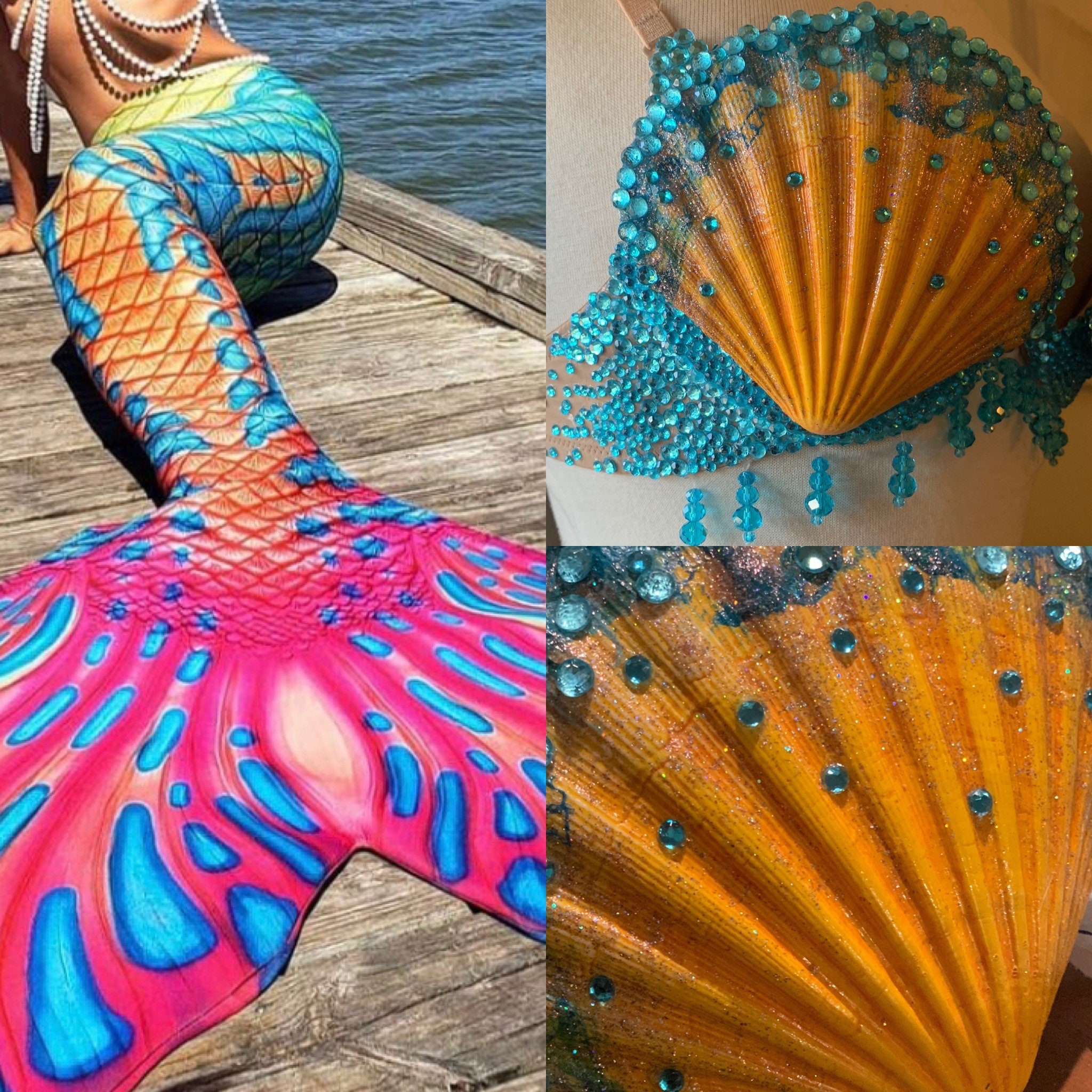 Buy One of a Kind Mersona Tail Match Mermaid BRA ONLY With Creative Rights  never to Be Recreated Online in India - Etsy