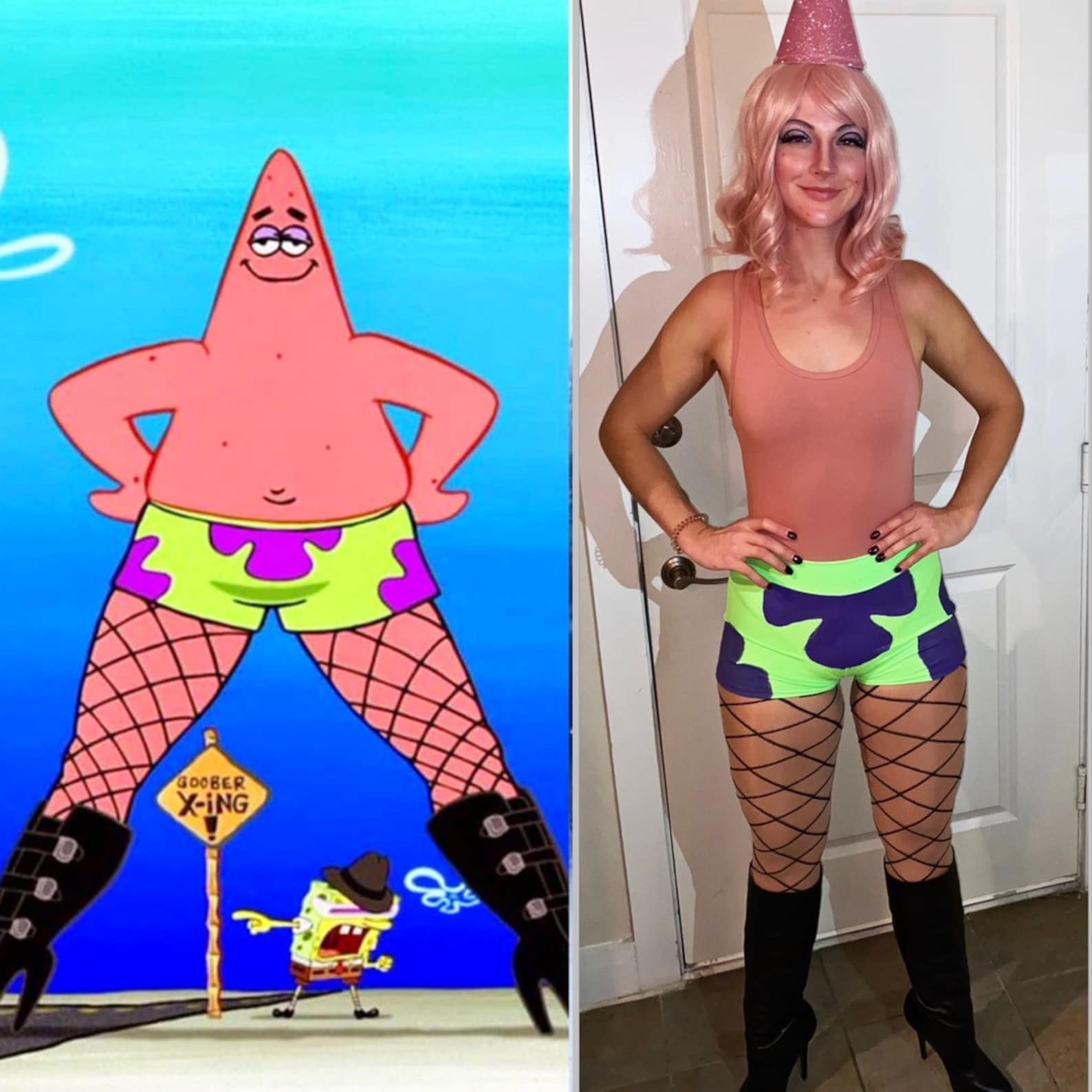 Patrick Star Shorts Spongebob Squarepants Etsy