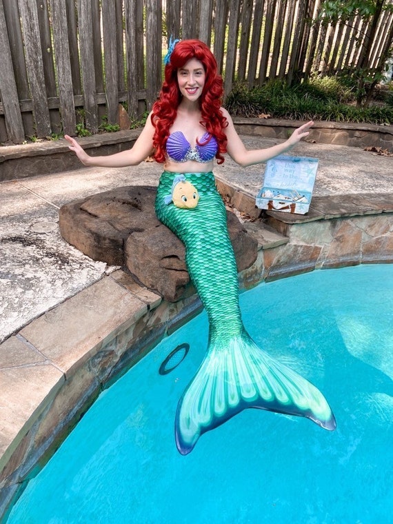 The Little Mermaid Bra Ariel Halloween Costume Mermaiding 