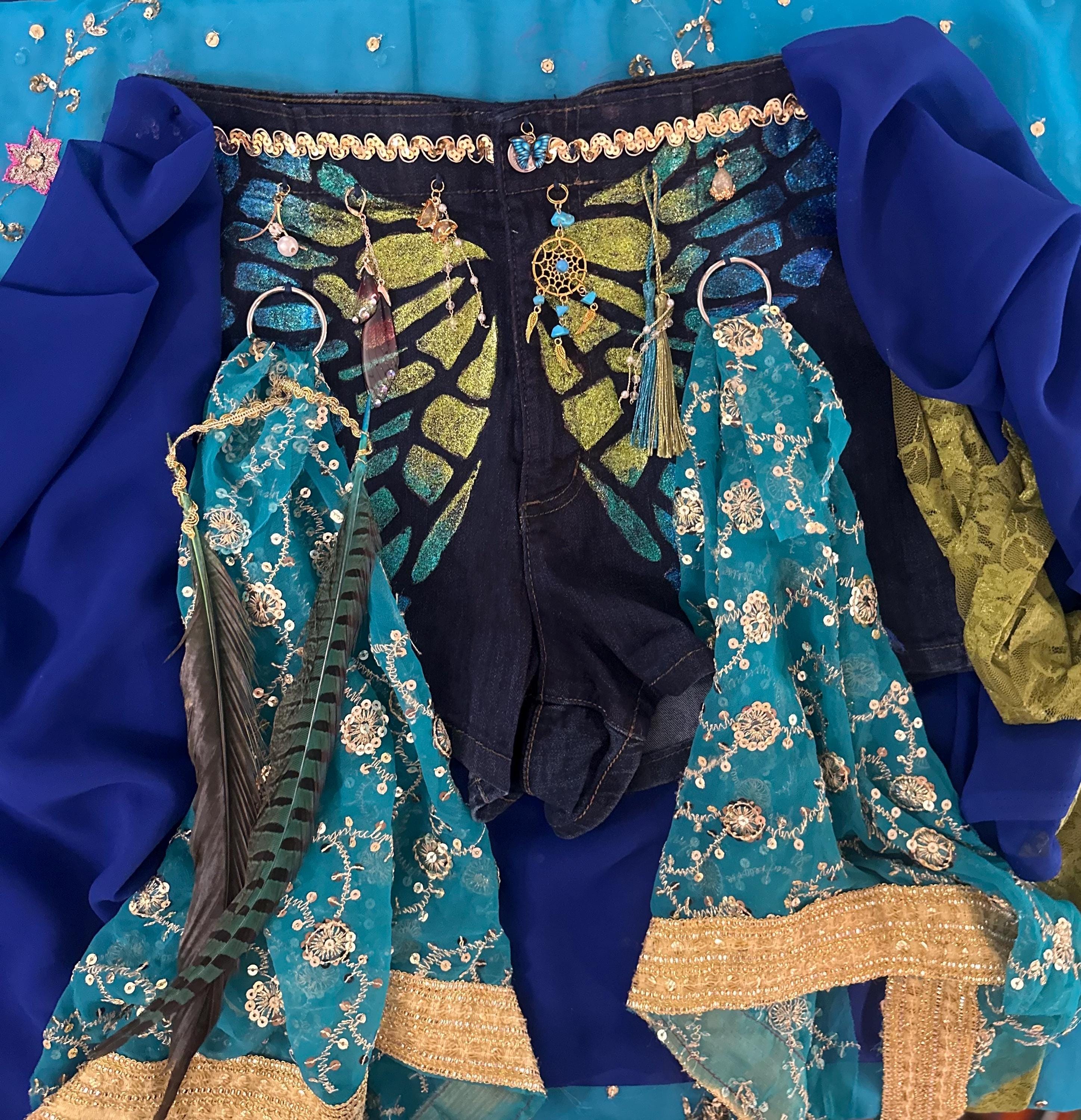 denim ruffle wrap dress Mint Velvet Blue Maxi Shirt | Size 8 | Blue Color:26# Mild detergent SD-10.09.25 Women's Dress Pants -