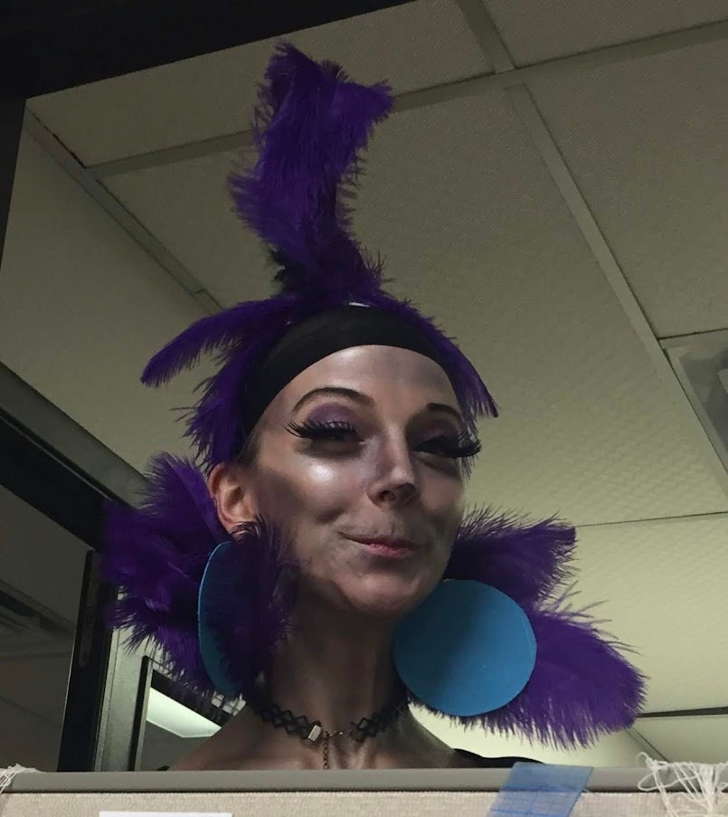 Yzma Headpiece, Collar, Earrings Halloween Costume