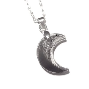 NEW *Tiny* MOON Custom Hair Keepsake Necklace - Handmade -Baby Hair - Pet Hair - Locket - Necklace - Personalized Memorial ValenwoodVixen