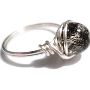 BEAD RING Hair Lock Keepsake Ring - Handmade Jewelry - Baby Hair - Pet Fur or Hair - Hair Locket - Sterling -  Memorial - ValenwoodVixen