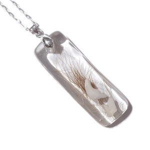 BAR Personalized Hair Keepsake Necklace - Handmade Jewelry - Pet Hair Keepsake - Locket - Mothers Necklace - Memorial - ValenwoodVixen