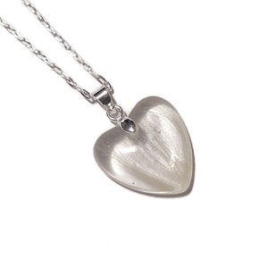 SMALL HEART Personalized Hair Keepsake Necklace - Handmade Jewelry - Mothers - Memorial - Pet Hair Locket - Ash - ValenwoodVixen