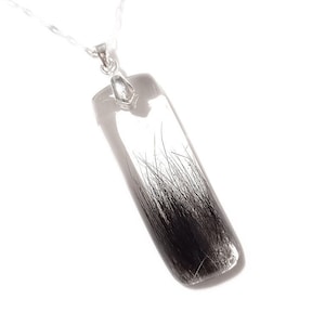 BAR Custom Hair Keepsake Necklace - Baby Hair - Handmade Jewelry -Pet Keepsake - Hair Locket - Mothers Necklace - Memorial - ValenwoodVixen