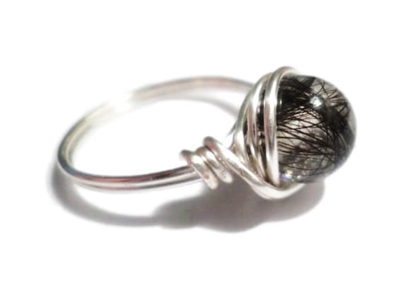 BEAD RING Hair Lock Keepsake Ring - Handmade Jewelry - Baby Hair - Pet Fur or Hair - Hair Locket - Sterling -  Memorial - ValenwoodVixen