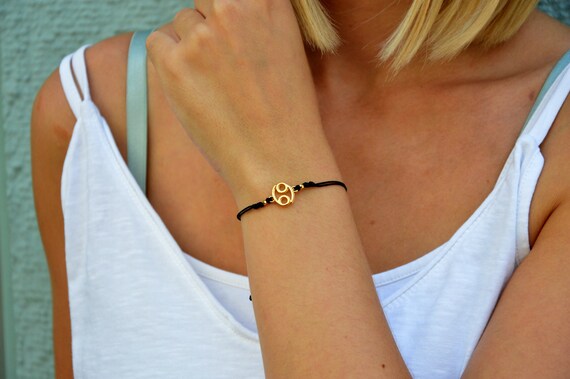 cancer zodiac sign bracelet